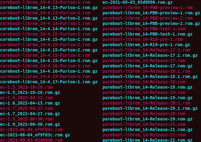 built BIOS and EC images